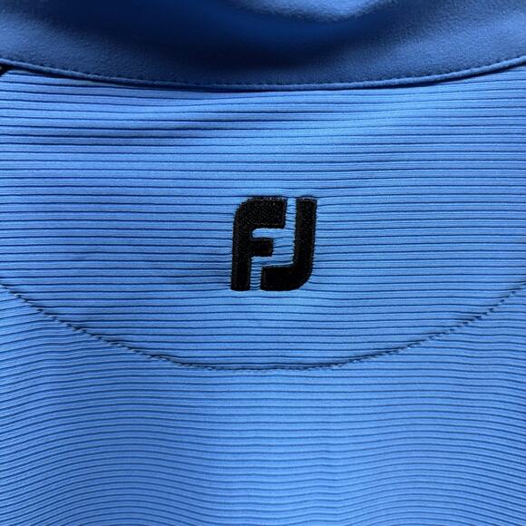 FootJoy 1/4 Zip Golf Pullover - Blue - Men's XL - Picture 6 of 7